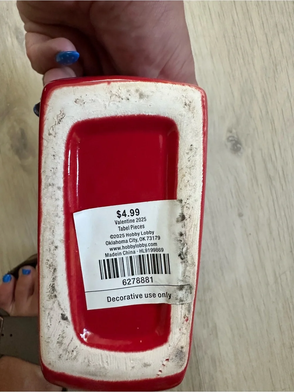 Hobby Lobby bright red